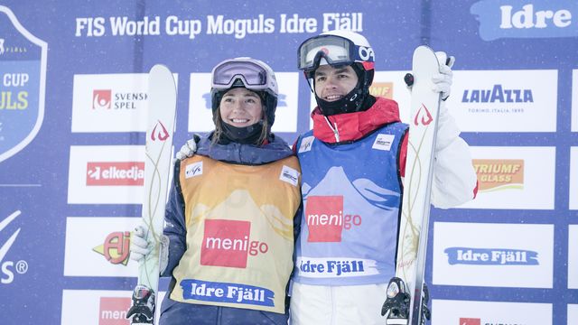 Dual Moguls finals - FIS Freestyle World Cup - Moguls - Idre Fjall (SWE) - 2023. Photo: Mateusz Kielpinski (FIS)