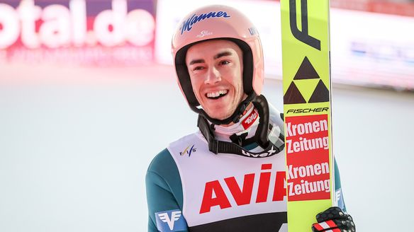 Stefan Kraft takes the win in Lillehammer