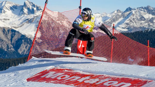 ©GEPA: Konstantin Schad at the SBX World Cup in Montafon (AUT)