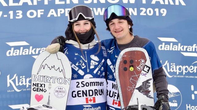 Canada's Sommer Gendron and William Buffey