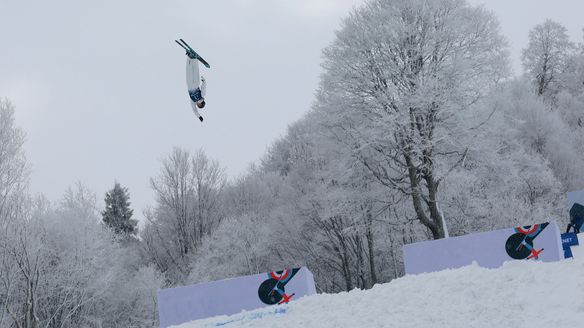 Scott leads women's aerials Q's, men's postponed to Wednesday at Bakuriani 2023