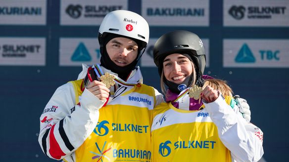 Laffont and Kingsbury storm to dual moguls titles in Bakuriani