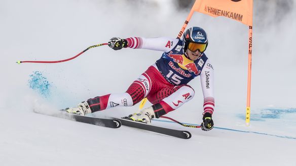 Mayer tops the first training in Kitzbuehel, ahead of two strong outsiders