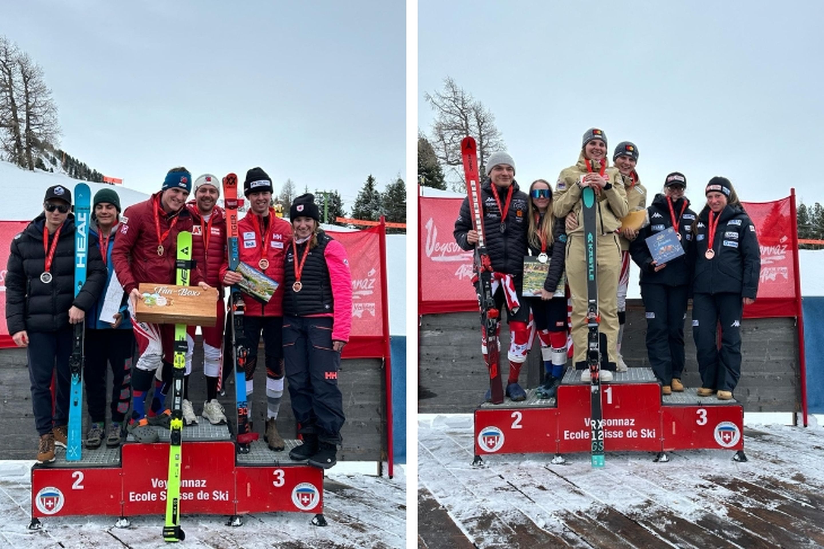 Vision Impaired podiums GS 1 - Veysonnaz (SUI)