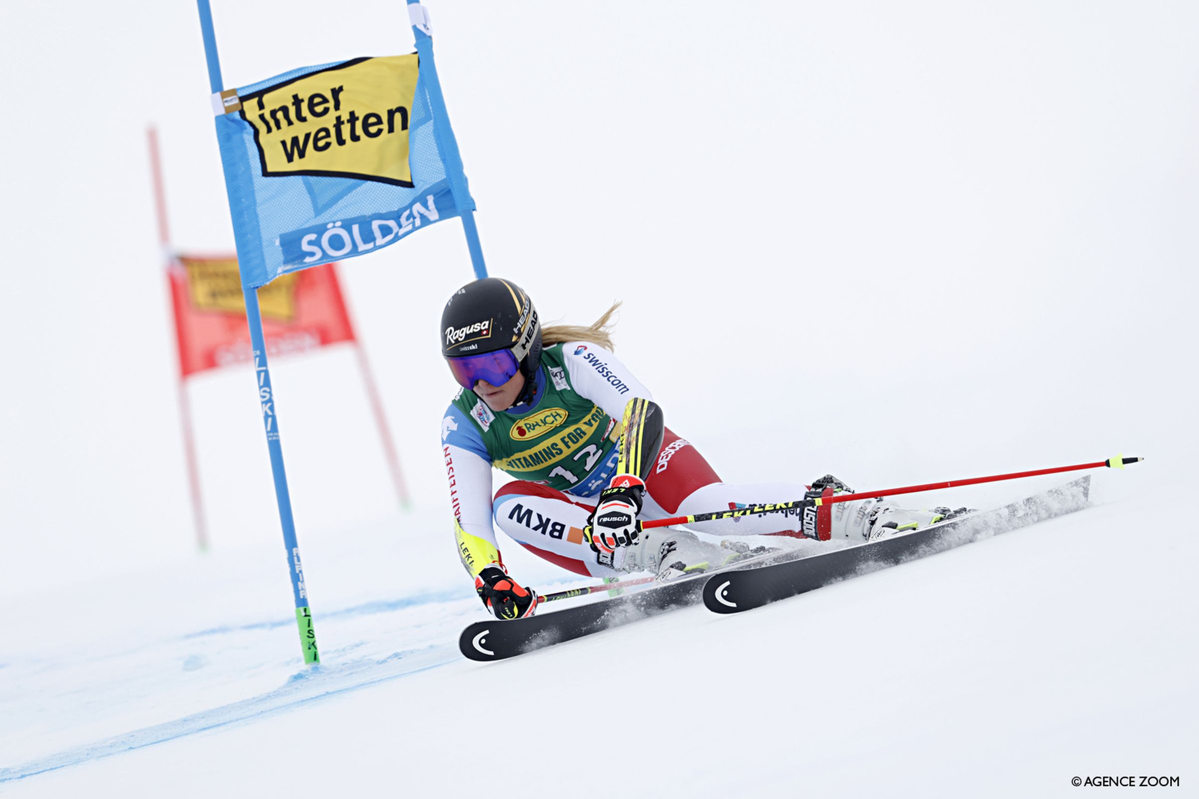 SOELDEN, AUSTRIA - OCTOBER 17: Lara Gut-behrami of Switzerland in action during the Audi FIS Alpine Ski World Cup Women's Giant Slalom on October 17, 2020 in Soelden, Austria. (Photo by Alexis Boichard/Agence Zoom)