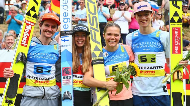 Richard Freitag, Juliane Seyfarth, Agnes Reisch, Karl Geiger