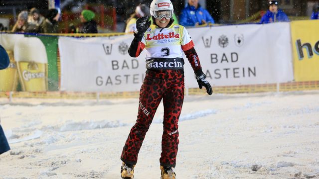 Claudia Riegler's win on Tuesday in Bad Gastein made history © FIS Snowboard