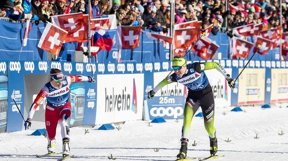 Spectacular 2nd stage of Tour de Ski decided by photo finish