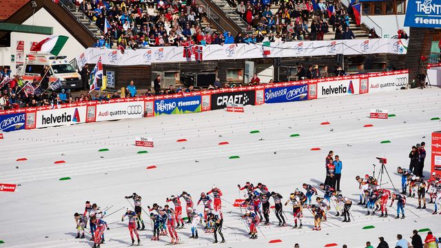 FIS world cup cross-country, tour de ski, mass men, Val di Fiemme (ITA)