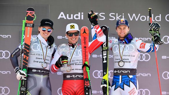 Alexis becomes the most successful French athlete, while Marcel Hirscher snags the globe