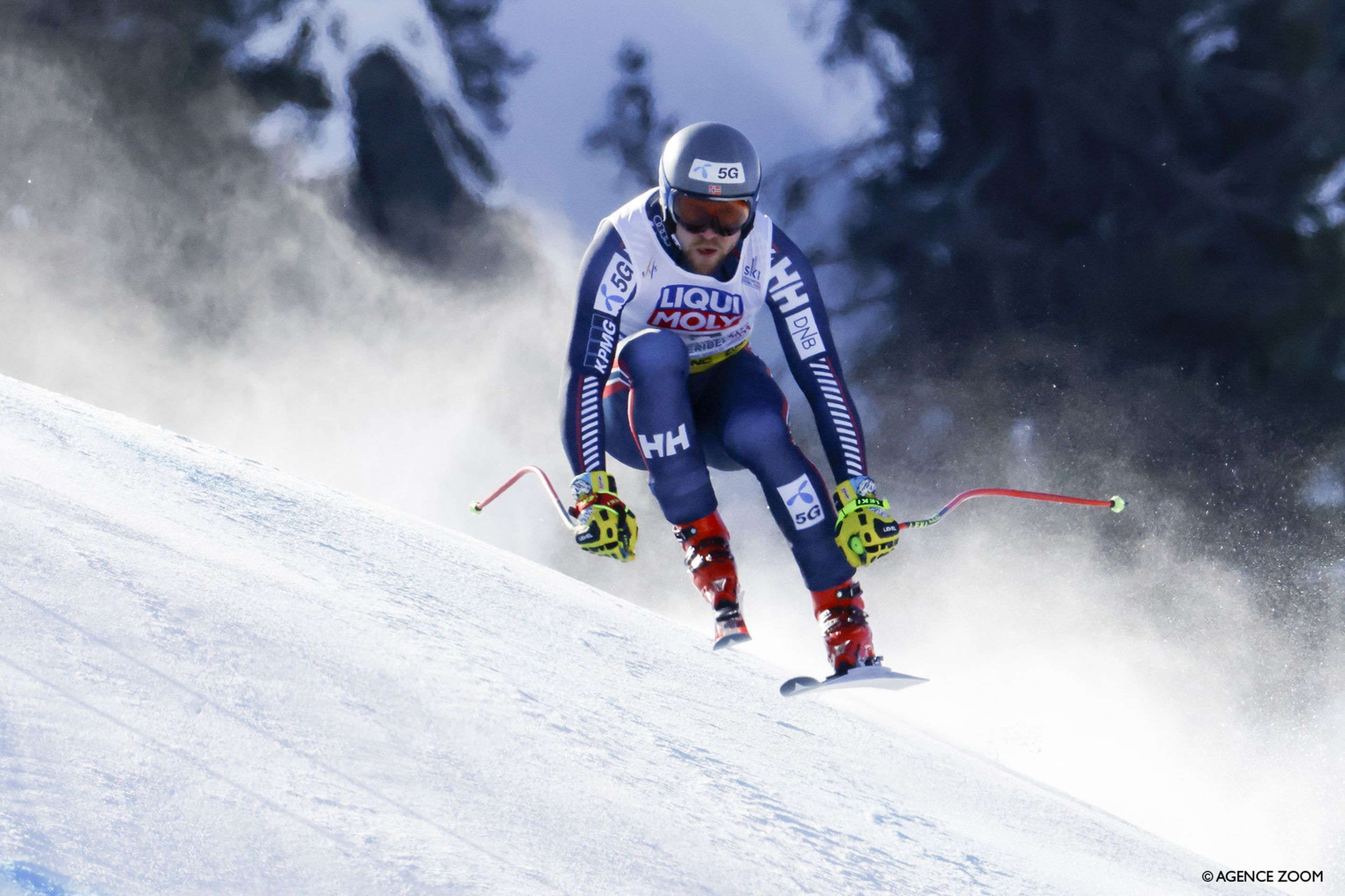 Aleksander Aamodt Kilde (NOR) in the Courchevel Meribel downhill (Agence Zoom)