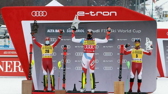 Zenhaeusern tops Austrian duo in Alta Badia Slalom