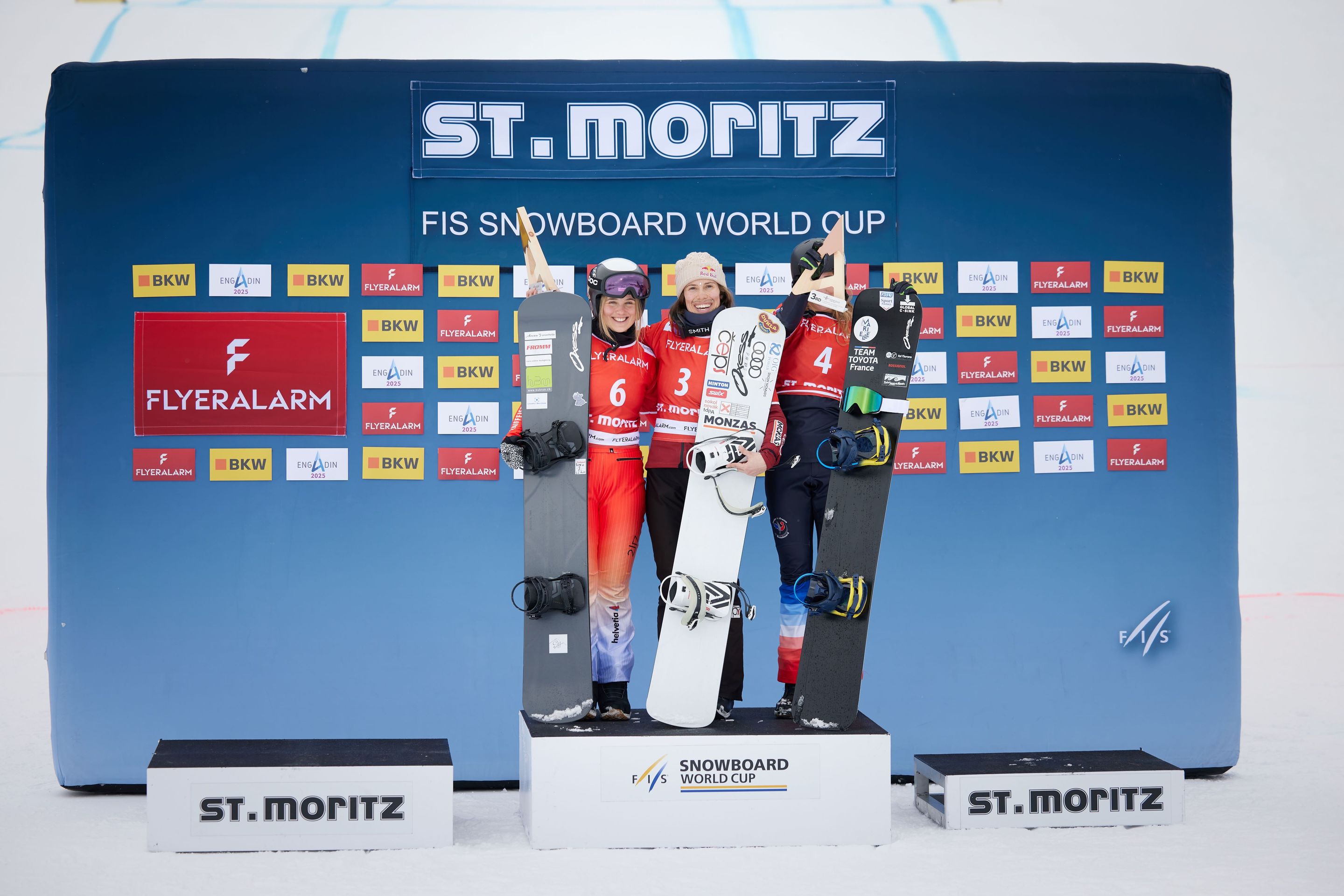 Eva Adamczykova (CZE) tops the podium on her return to competitive racing © Miha Matavz/FIS