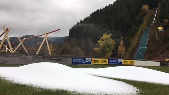Snow production started in Titisee-Neustadt