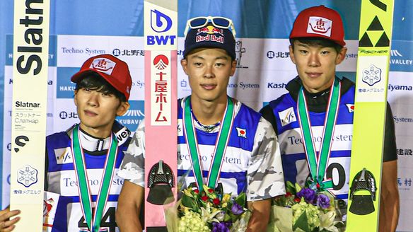 Team Japan sweeps the podium