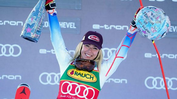 Shiffrin wins for the fourth time in Courchevel Giant Slalom