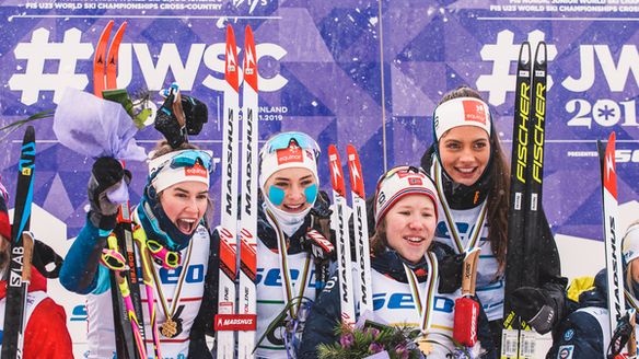 Gold for Norway and USA in jwsc2019 relay