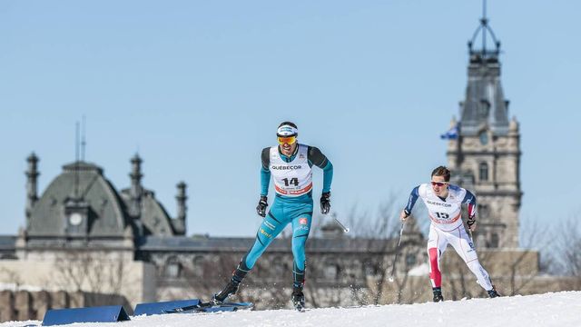 FIS world cup cross-country, pursuit men, Quebec (CAN)