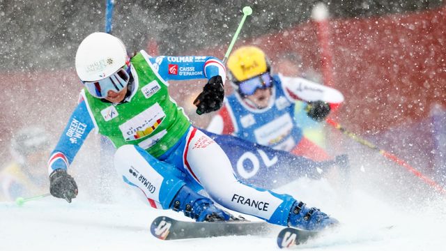 Marielle Berger Sabbatel came second in the last race in Innichen (GEPA)