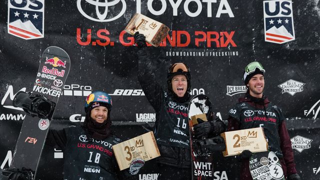 Halfpipe snowboarding finals
2017 Toyota U.S. Grand Prix - Snowboarding at Mammoth Mountain, CA
Photo: U.S. Snowboarding