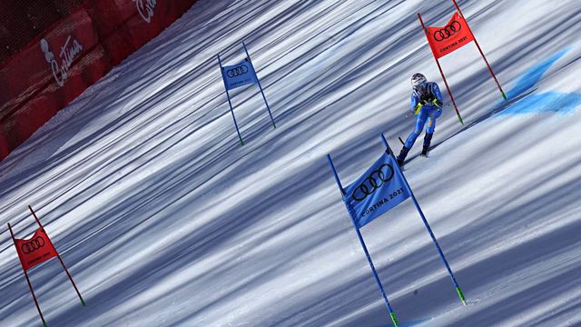 CORTINA D'AMPEZZO, ITALY - FEBRUARY 18 : Marta Bassino of Italy in action during the FIS Alpine Ski World Championships Women's Giant Slalom on February 18, 2021 in Cortina d'Ampezzo Italy. (Photo by Francis Bompard/Agence Zoom)