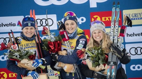 Nilsson and Klæbo win first race of the Tour de Ski 2018/19