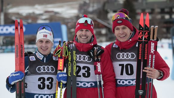 Russian - Norwegian podium continues at men's 15 km F