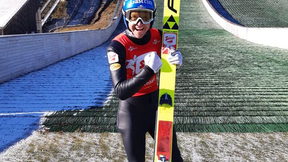 Berni Gruber and Laurent Muhlethaler return to the jumping hill