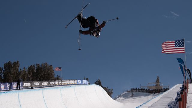 Halfpipe World Cup qualifications at Mammoth Mountain.