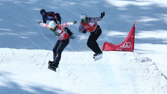 Fischer and Bozzolo claim SBX junior world champs golds in Reiteralm