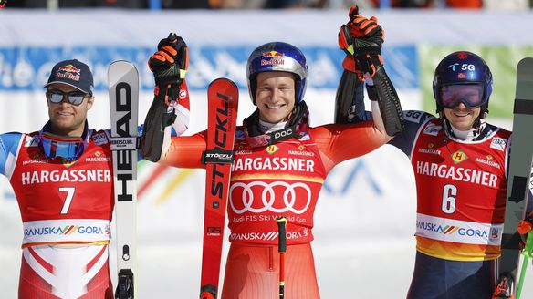 Odermatt the inevitable tops another giant slalom podium