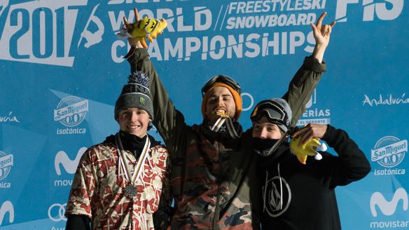 Gasser and Sandbech claim world champs Gold in stunning big air show