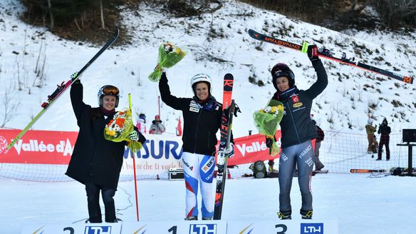 Tan-Bouquet, Wenger-Reymond and Nygaard Løken win in La Thuile