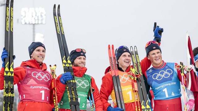 XXIII. Olympic Winter Games Pyeongchang 2018, cross-country, 4x10km men, Pyeongchang (KOR)