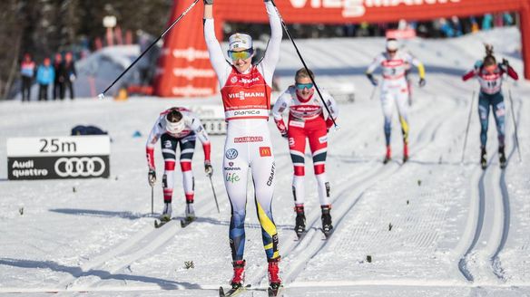 Nilsson and Klaebo dominate Planica Sprints