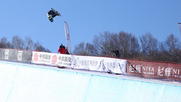 Liu and Ayumu win first ever Halfpipe World Cup in Secret Garden