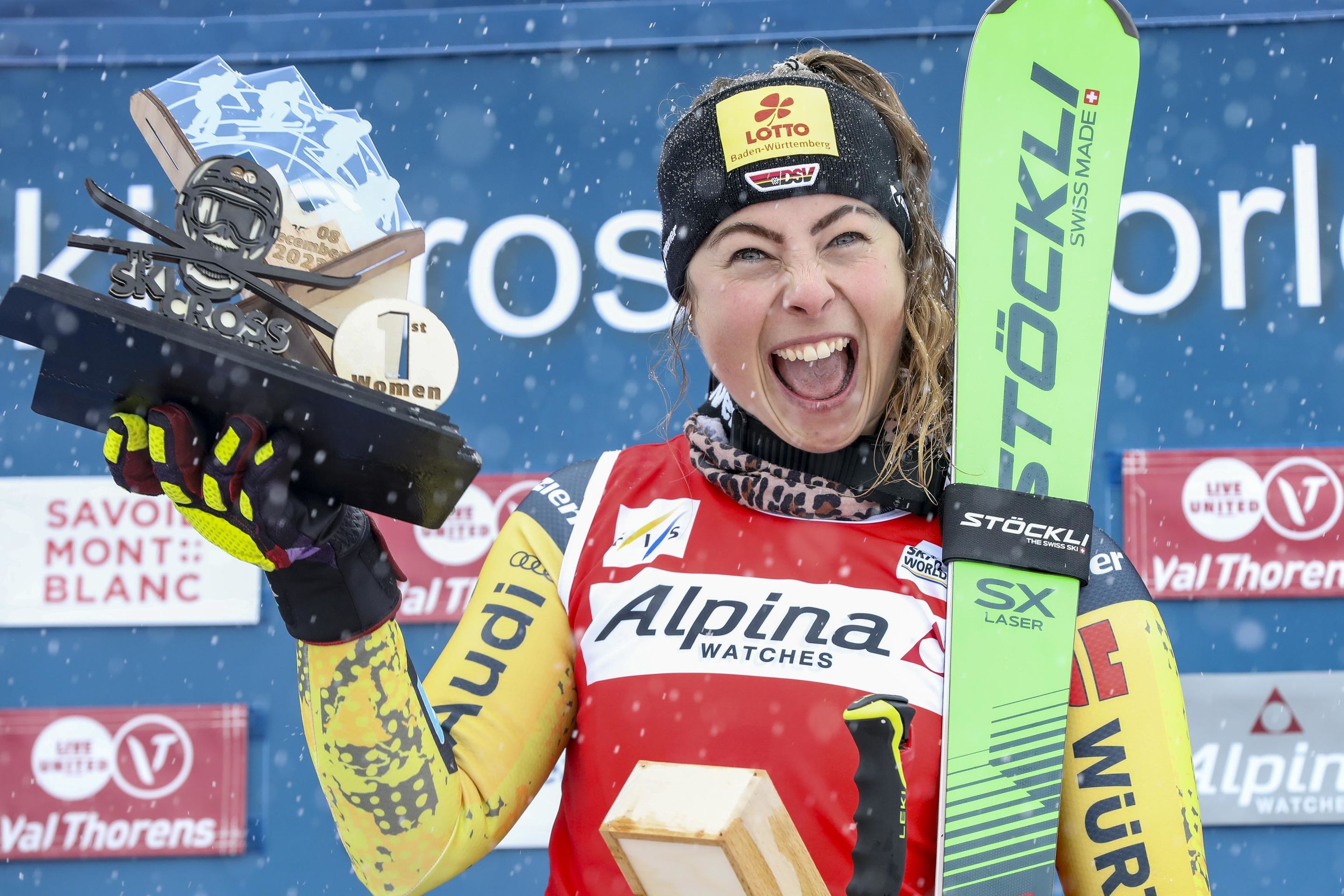 It was Daniela Maier's first Ski Cross World Cup win (GEPA)