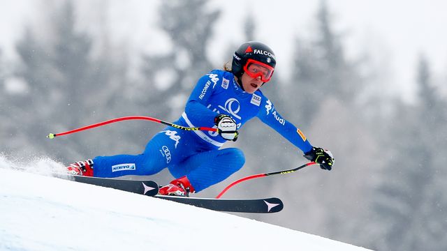 BAD KLEINKIRCHHEIM, AUSTRIA - JANUARY 14: Sofia Goggia of Italy competes during the Audi FIS Alpine Ski World Cup Women's Downhill on January 14, 2018 in Bad Kleinkirchheim, Austria. (Photo by Christophe Pallot/Agence Zoom)