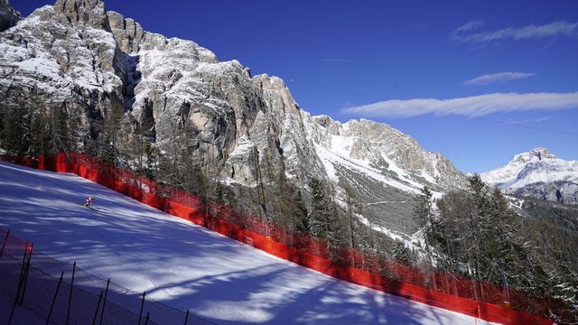 CORTINA D'AMPEZZO, ITALY - JANUARY 18 : Nicole Schmidhofer of Austria in action during the Audi FIS Alpine Ski World Cup Women's Downhill on January 18, 2019 in Cortina d'Ampezzo Italy. (Photo by Francis Bompard/Agence Zoom)