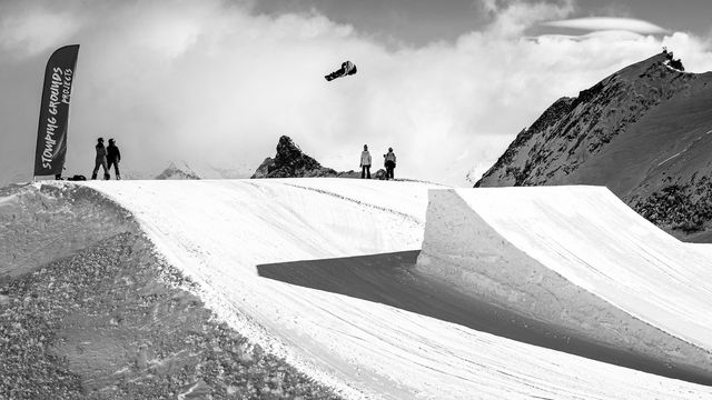 Chris warming it up for 2020/21 at the Stomping Grounds this autumn © Jos Roby Photo