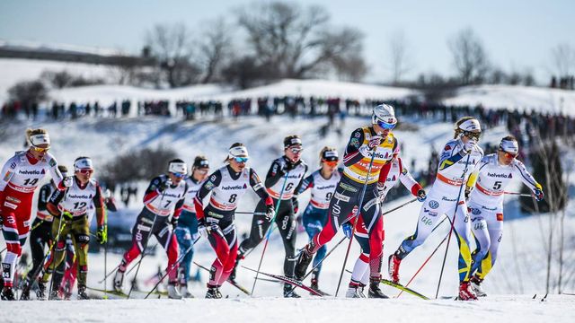 FIS world cup cross-country, mass women, Quebec (CAN)