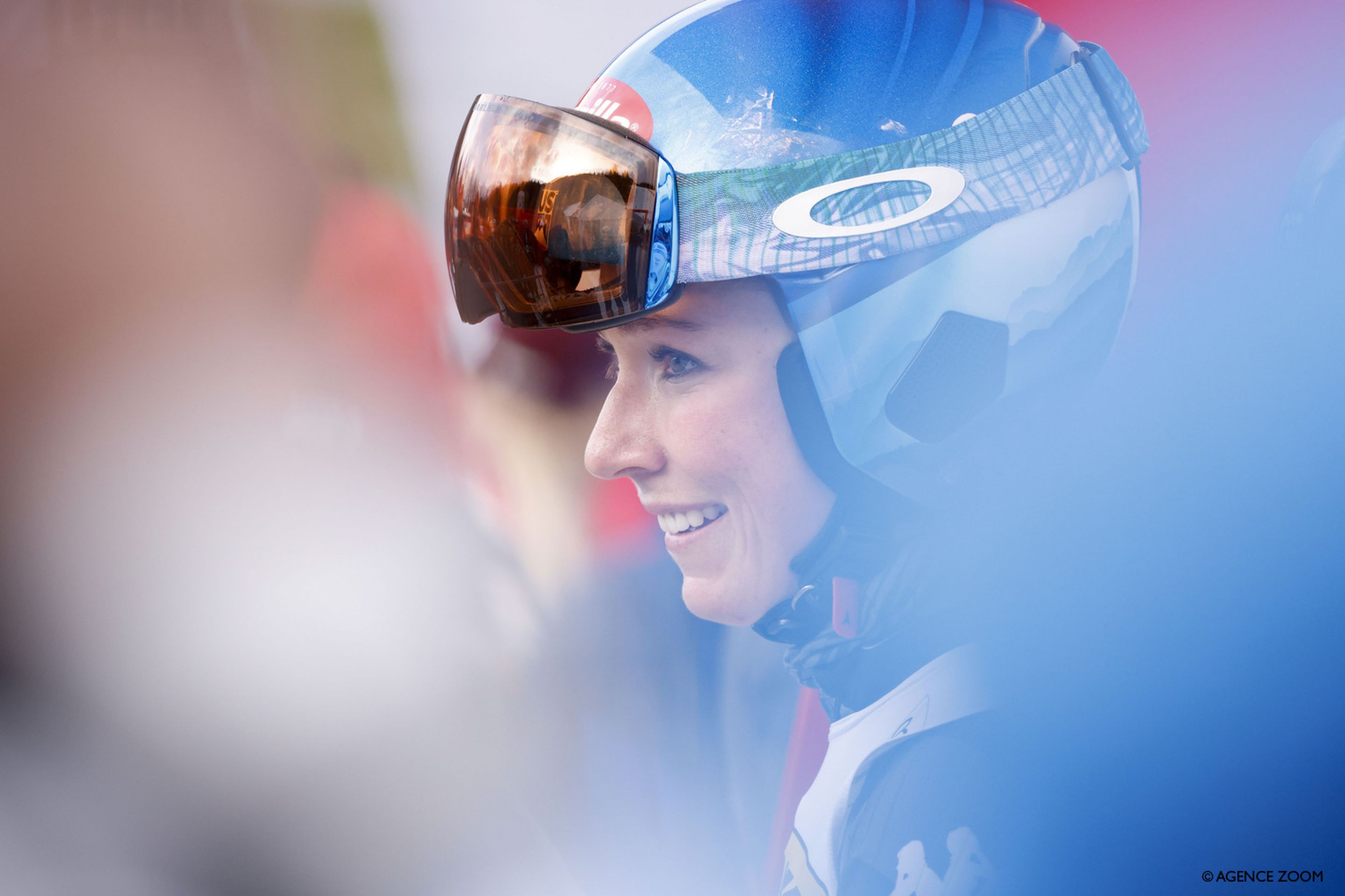 An emotional Shiffrin after the race (Agence Zoom)