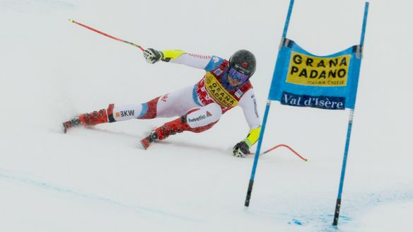 Caviezel dominates 'first timers' Super G in Val d'Isère