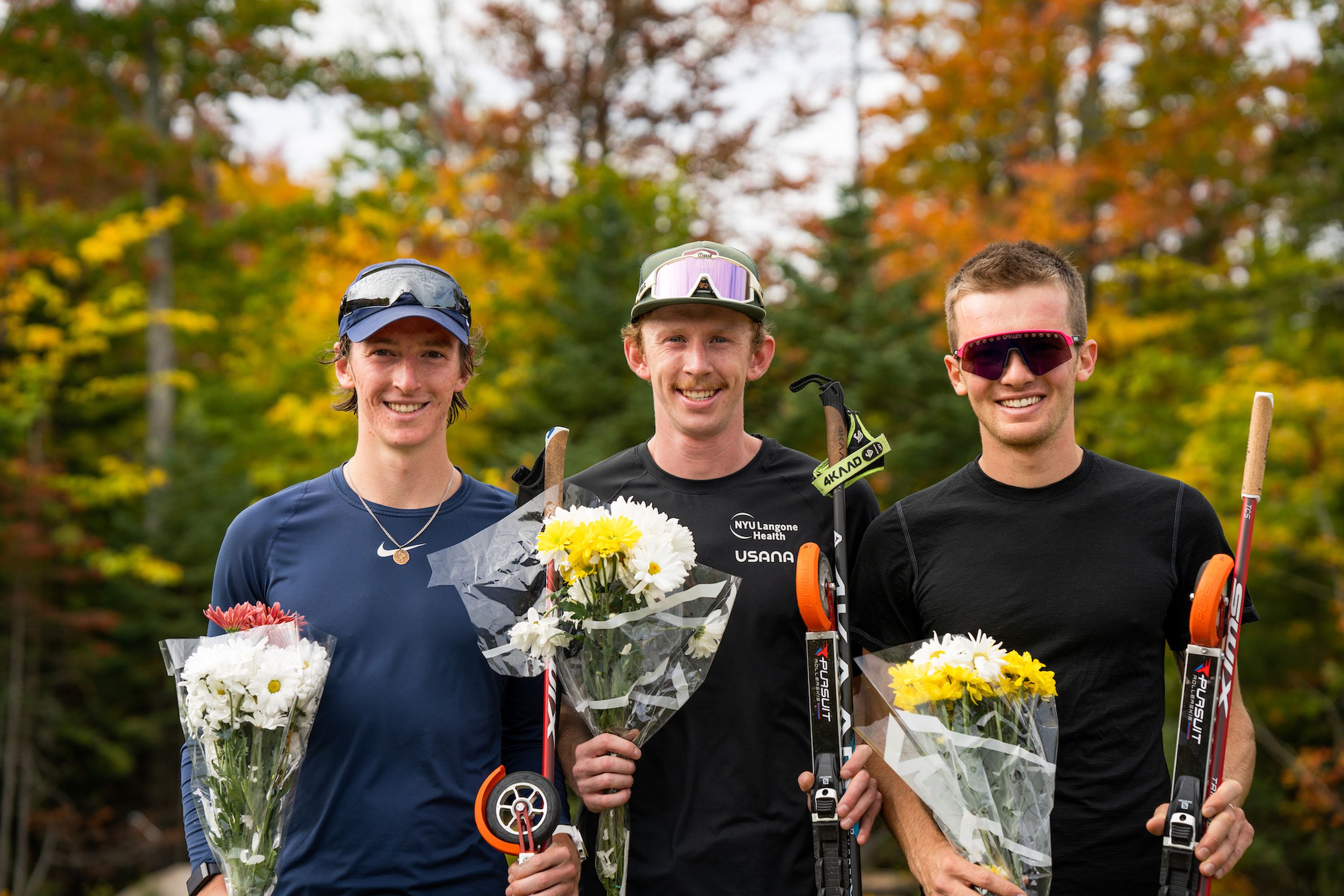 Niklas Malacinski (2nd), Ben Loomis (1st), Stephen Schumann (3rd) (c) USA Nordic