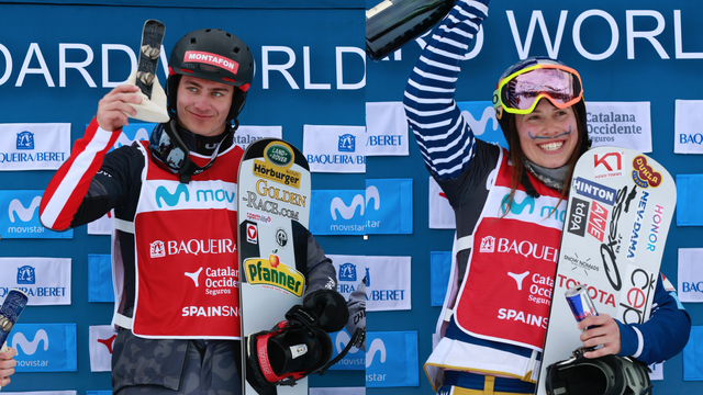 Alessandro Haemmerle (AUT) and Eva Samkova (CZE) © Baqueira Beret