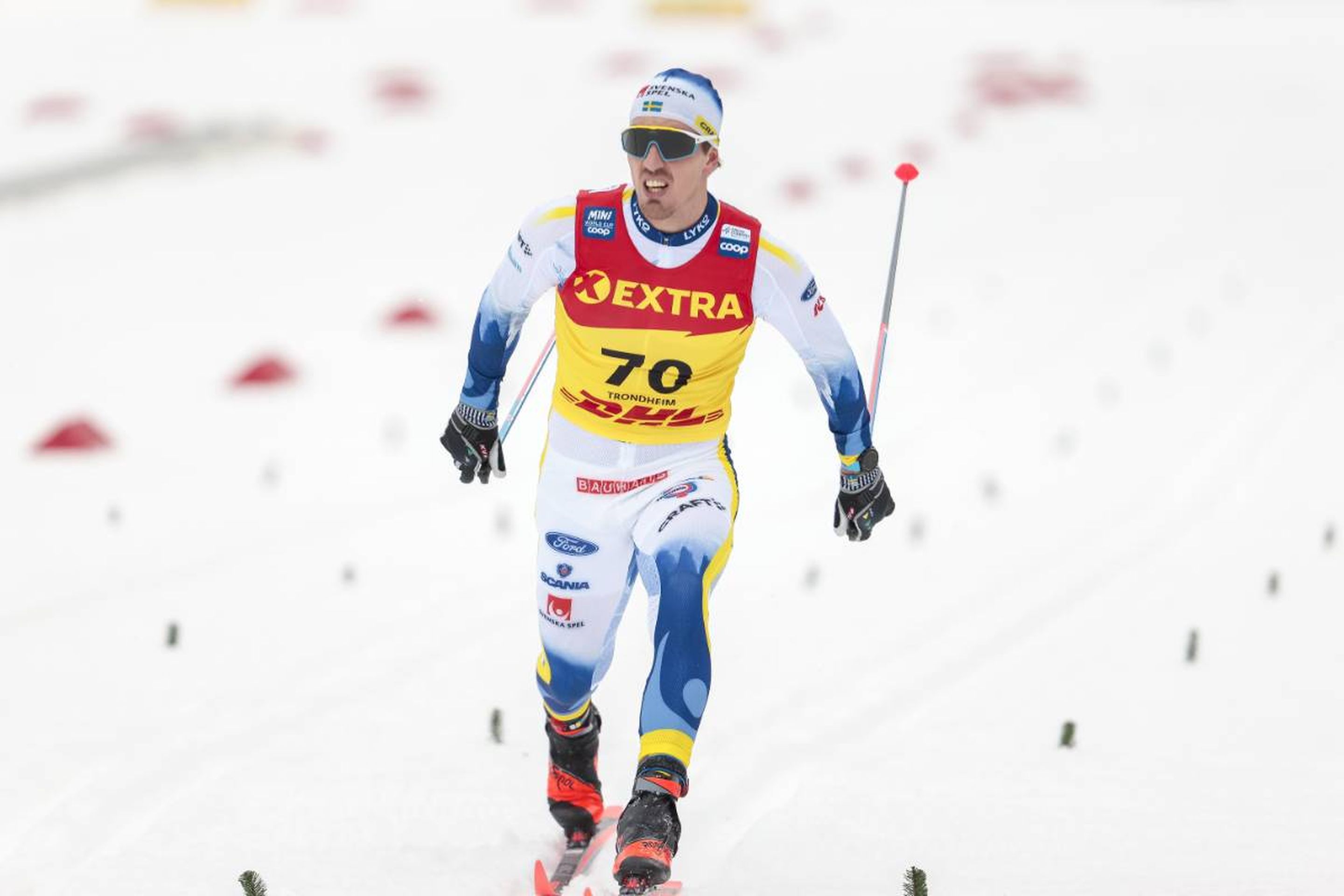Sweden's Calle Halfvarsson finished fourth, 1.9 seconds from the podium © NordicFocus