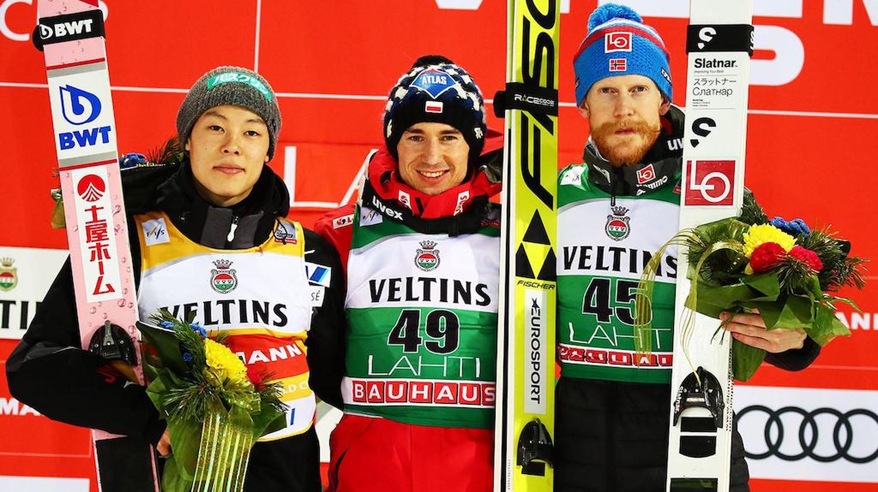 Ryoyu Kobayashi, Kamil Stoch, Robert Johansson