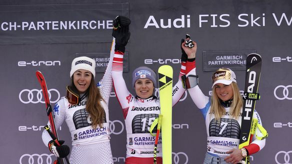 First World Cup super-G win for Nicole Schmidhofer