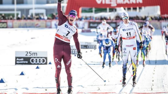 Alexander Bolshunov finally gets his first World Cup victory