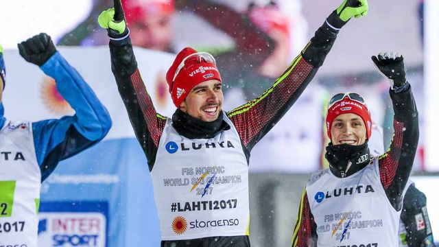 FIS nordic world ski championships, nordic combined, team sprint HS130/2x7.5km, Lahti (FIN)